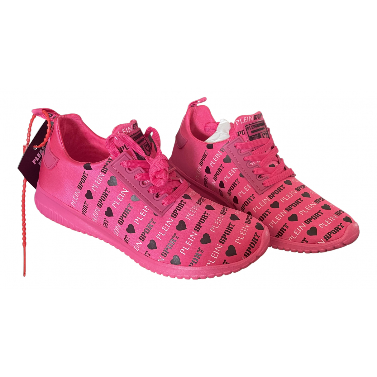 Cloth trainers Plein Sport Pink size 39 